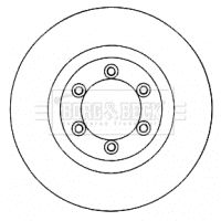 BORG & BECK Тормозной диск BBD4583